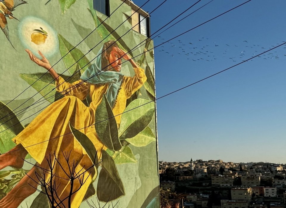 From Amman, looking towards Palestine