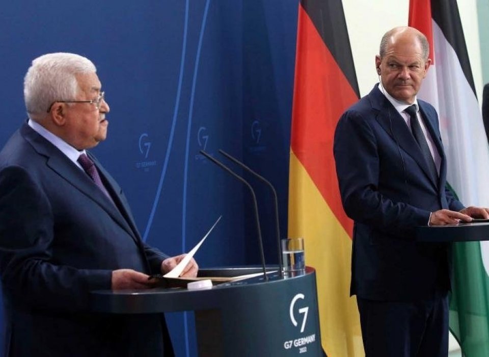 Abbas faces outcry in Germany, Israel after Berlin remarks on Holocaust