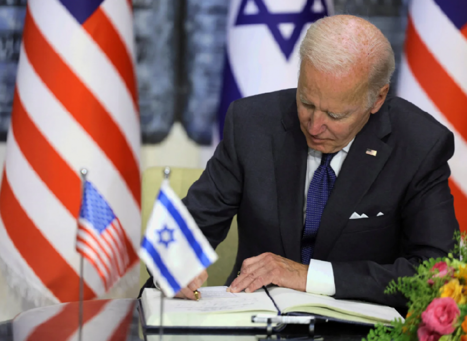 Wednesday Edition | Opinion | In Jerusalem, Biden Signs the Palestinians’ Death Certificate