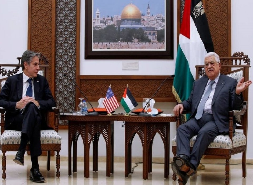 Blinken Calls Abbas to Talk U.S.-Palestinian Relations, Also Speaks With Israel's Lapid