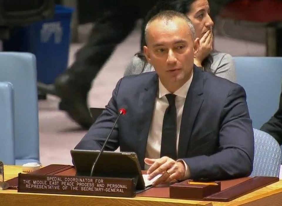 Nickolay Mladenov, Special Coordinator for the Middle East Peace Process: Briefing to the Security Council on the Situation in the Middle East, 20 February 2018